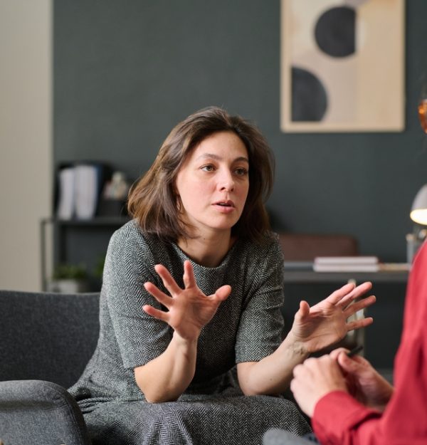 Engaged,In,Deeply,Meaningful,Discussion,During,A,Therapy,Session,In Engaged,In,Deeply,Meaningful,Discussion,During,A,Therapy,Session,In